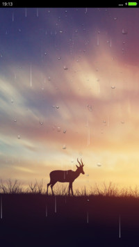 鹿说【雨滴特效】