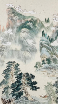 画家田鹏作品