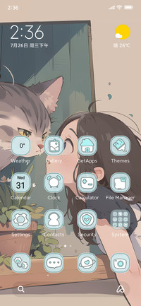 Eye contact cats