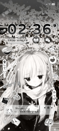 黑白漫画 忧郁心绪