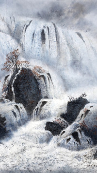 Ancient-style ink wash painting