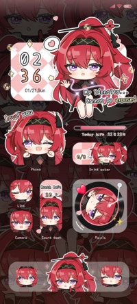 Cute red hair girl