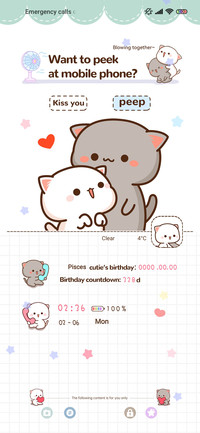 Peach Cat lovely