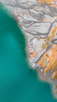 The Bottomless Lake beneath Dillon Snow Mountain