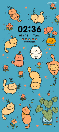Cats Green Plants