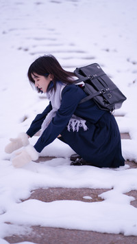 雪地撒欢