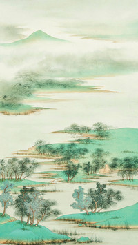 画家刘志明山水作品