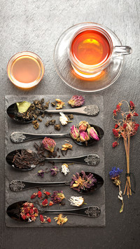 春饮花茶
