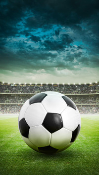 Concept of soccer ball, sport games, football match