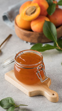 Nutritious and delicious apricot jam