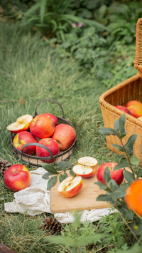 Apples are more refreshing than coffee