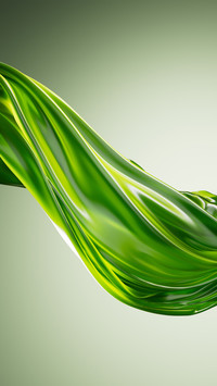 Dark green abstract fluid