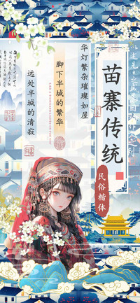 苗寨传统民俗楷体