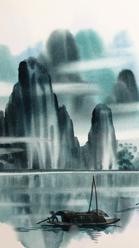 水墨画-锐景创意