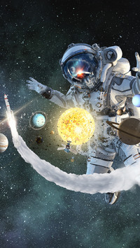 Astronauts in the universe
