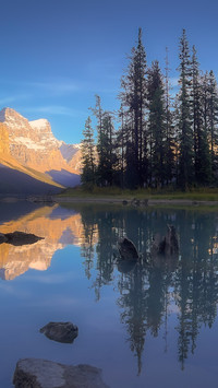 Perfect reflection of Lake Malin
