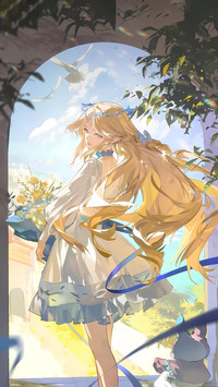 花海少女奔赴盛夏