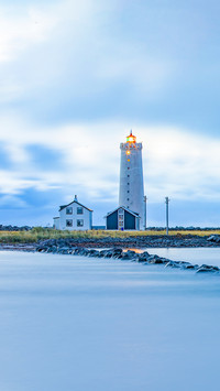 Gr ó tta Lighthouse in Iceland