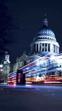 Cathedral, London in Night