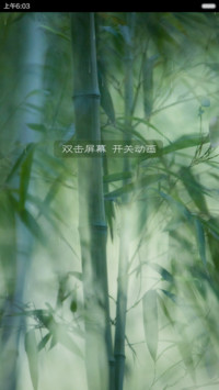 楠竹【落雨动画】，透明效果