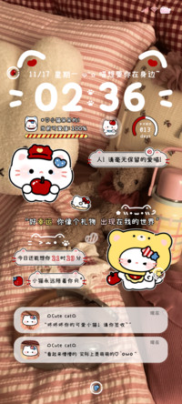 复古 可爱玩偶小猫