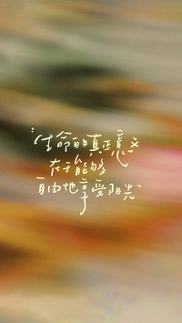 光影里的温柔低语