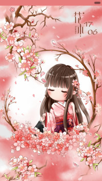  抢红包+好评返现 小薇公主樱花之恋（动态，多锁屏，音乐界面，自由桌面）