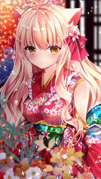 鲜花美人
