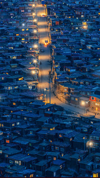 The night view of seda