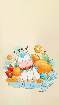 萌马送福财运来