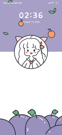Purple Cute Girl