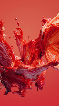 The surge of red shows power
