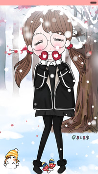 【好评返现】笨娜娜小姐的暖冬（多锁屏，音乐界面，自由桌面）