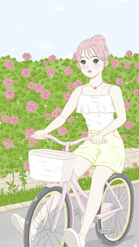 微风邂逅清甜少女