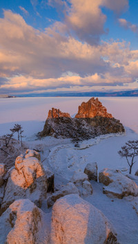 The ice lake and cloud shadows are magnificent