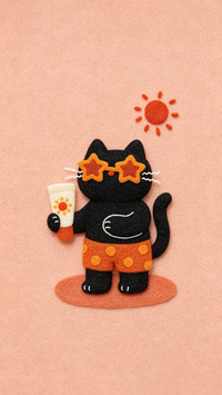 羊毛毡里的小猫咪时光
