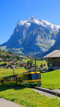 Trains under the Alps
