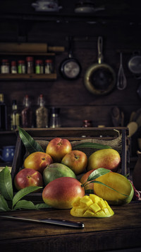 The most practical mango peeling method