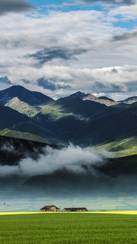 The fog depicted by ancient people is too beautiful