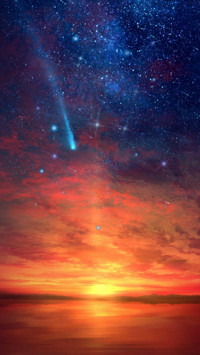 星空晚霞