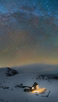 Snow Mountain Galaxy