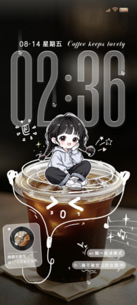 INS美式涂鸦女孩
