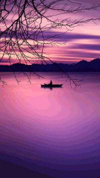 A flat boat