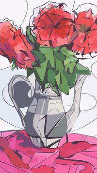 Lovers are like raising flowers