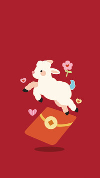 多变小羊创意壁纸-锐景创意