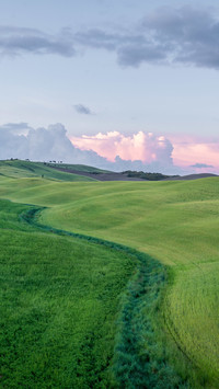 The Famous Wave Hills and Dusk Landscape of the Orca Valley