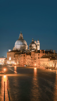 A long exposure shot of the Canal Grande in Venice