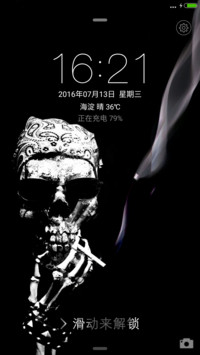 吸烟骷髅
