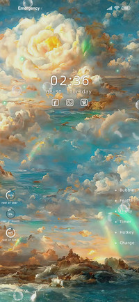 Cloud and mountain