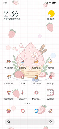 Strawberry cream